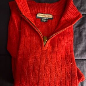 Vineyard Vines Red Cashmere Sweater - XL